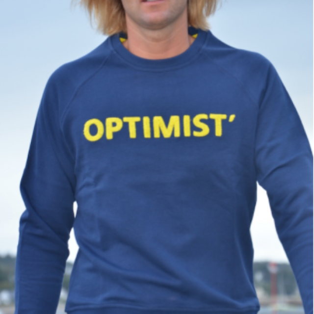 Sweat Optimist' Homme et Femme fabrication française  
