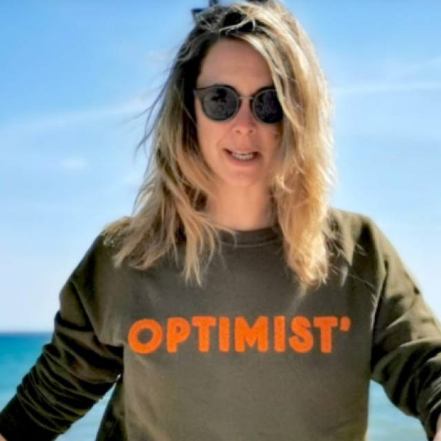 Sweat Optimist' Homme et Femme fabrication française 
