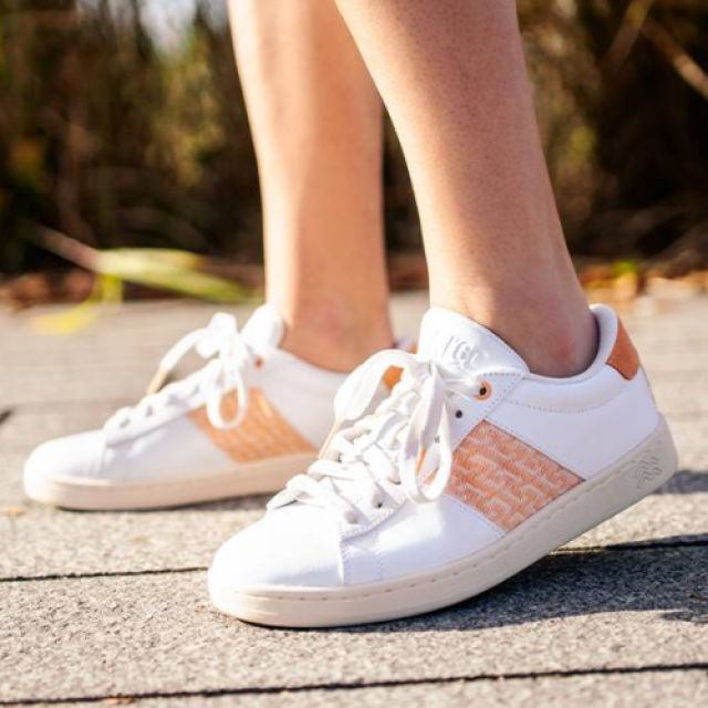 basket n'go recyclé , confort légèreté et voute plantaire pour une marche optimal