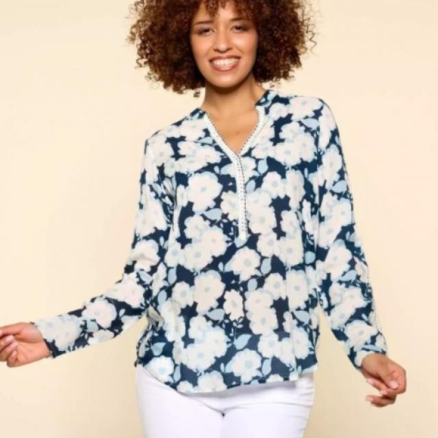 blouse storiatipic 100 % modal pour un confort optimal.