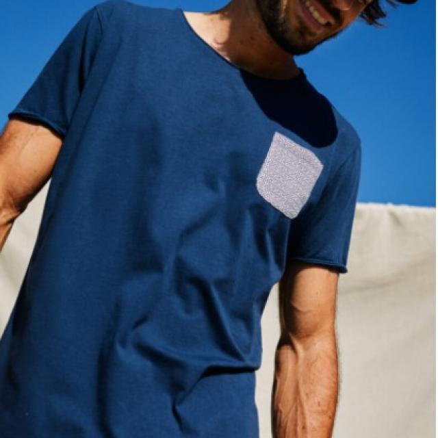 T-shirt GILI'S colle rond  100 % coton biologique certifié Oeko Tex 
