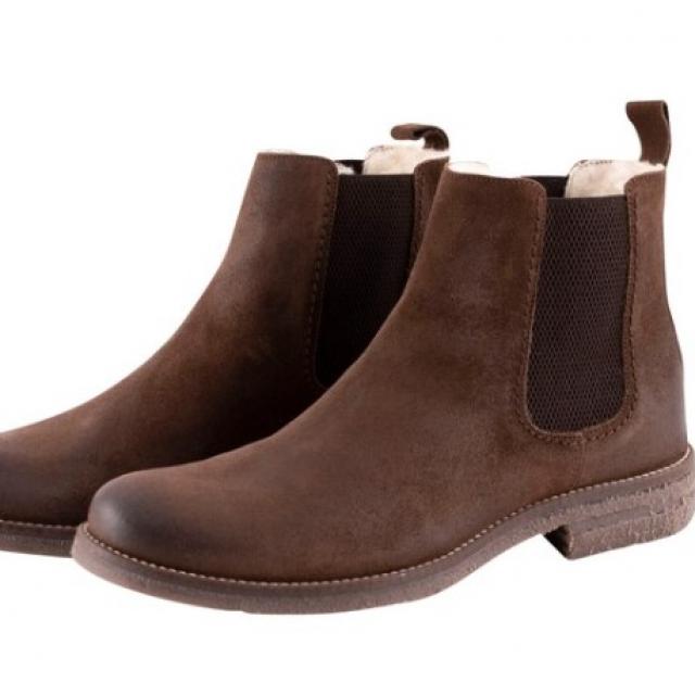 boots homme fourrée mouton naturel pour un hiver tout douillet