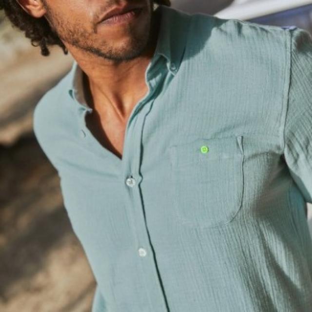chemise en gaze de coton toute douce.