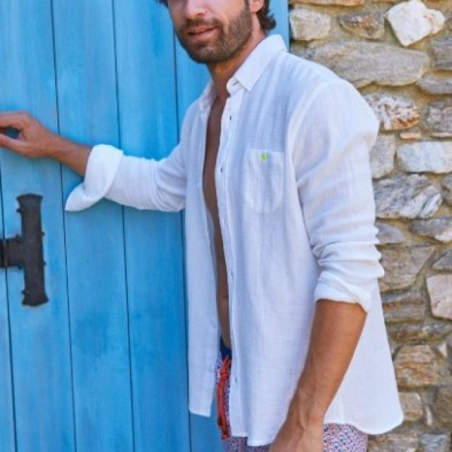 chemise en gaze de coton toute douce.