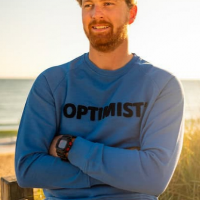 Sweat-shirt OPTIMIST' – MORGAN – Sweat-shirt 100 % coton
