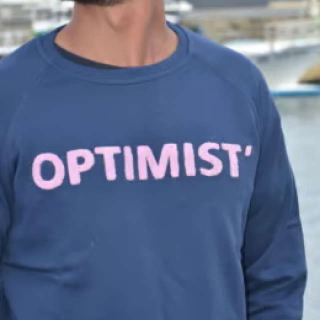 Sweat OPTIMIST'  Sweat MIRABELLE – 100 % coton – Fabrication Portugal