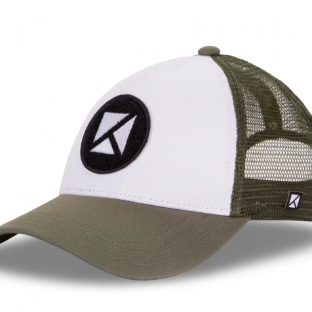 CASQUETTE KULTE SCRATCH KAKI BLANCHE casquette Trucker