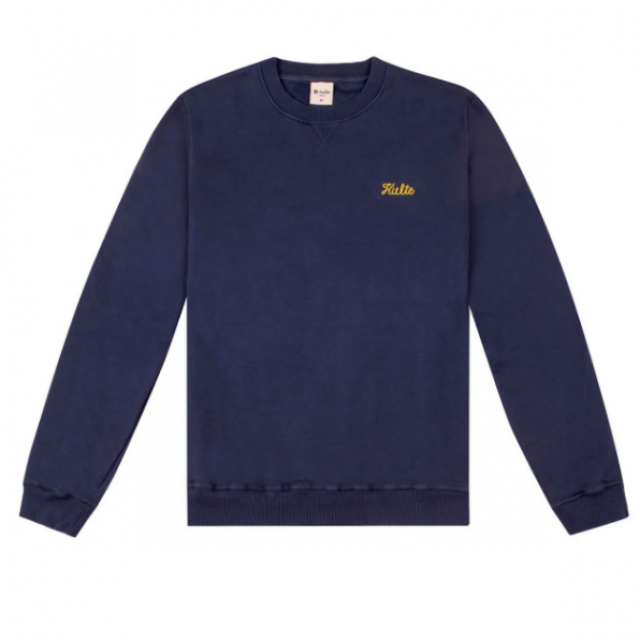 SWEAT KULTE SCRIPT BLEU MARINE