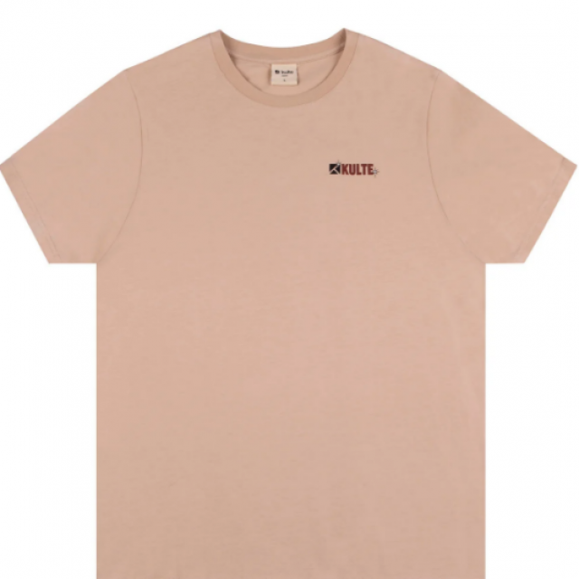 T-SHIRT KULTE DELIVERY BEIGE 100 % coton organic et made in Portugal