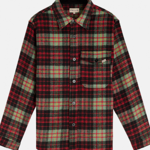 Surchemise Over Darkred COULEUR : ROUGE de chez PULLIN