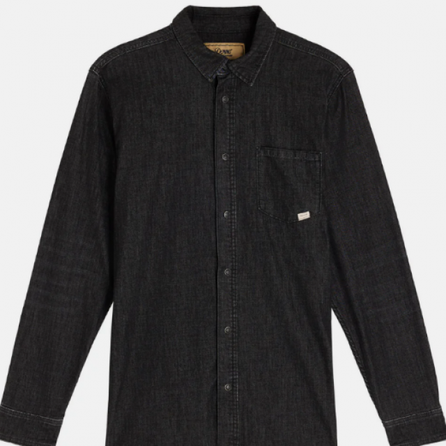 Chemise Mixte Homme Black de chez PULLIN