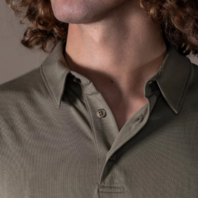POLO ANONYM APPAREL Polo décontracté à col boutonné en jersey