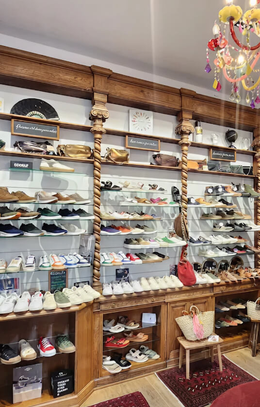 Magasin de chaussures à Nantes